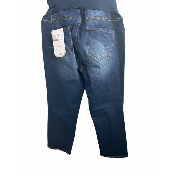 S.O.N.G. Maternity Curvy Slim Fit Denim Jeans M/XL - Picture 8 of 13